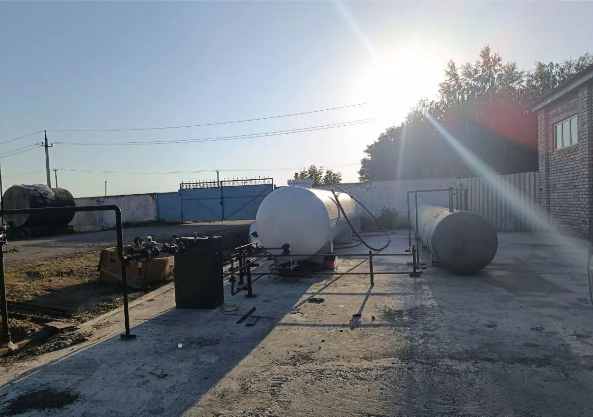 Система автономного газоснабжения с автомобильной колонкой
